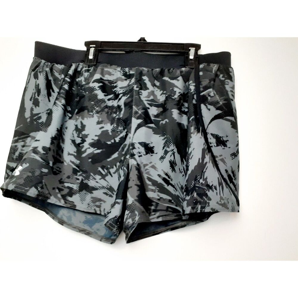 $30 Under Armour Womens Training Mileage 3.0 Printed Loose Fit Shorts NWT L